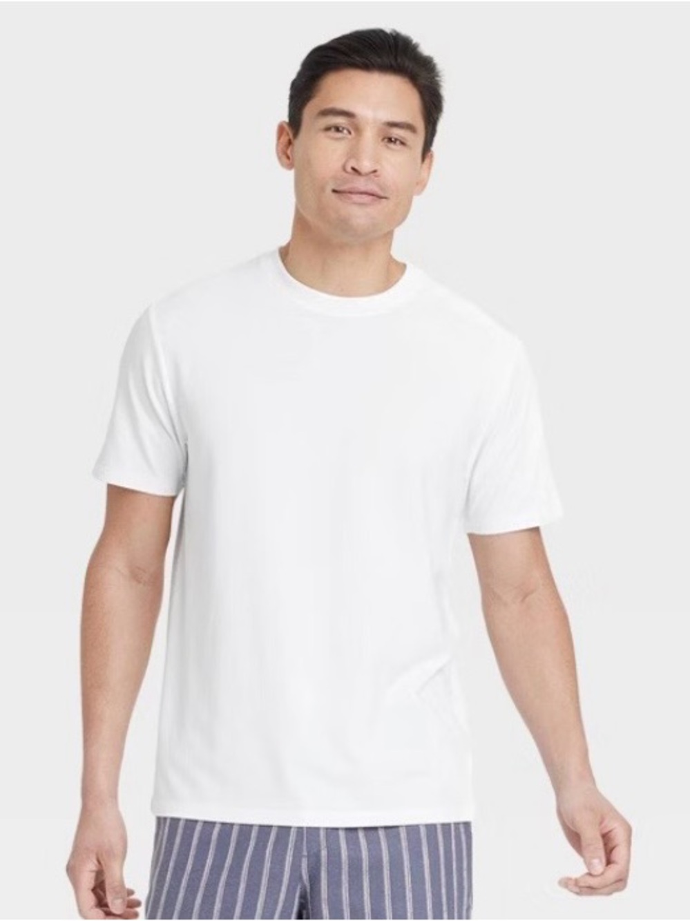 NWT Goodfellows -Men's Classic Crew Neck T-Shirt - White - Large